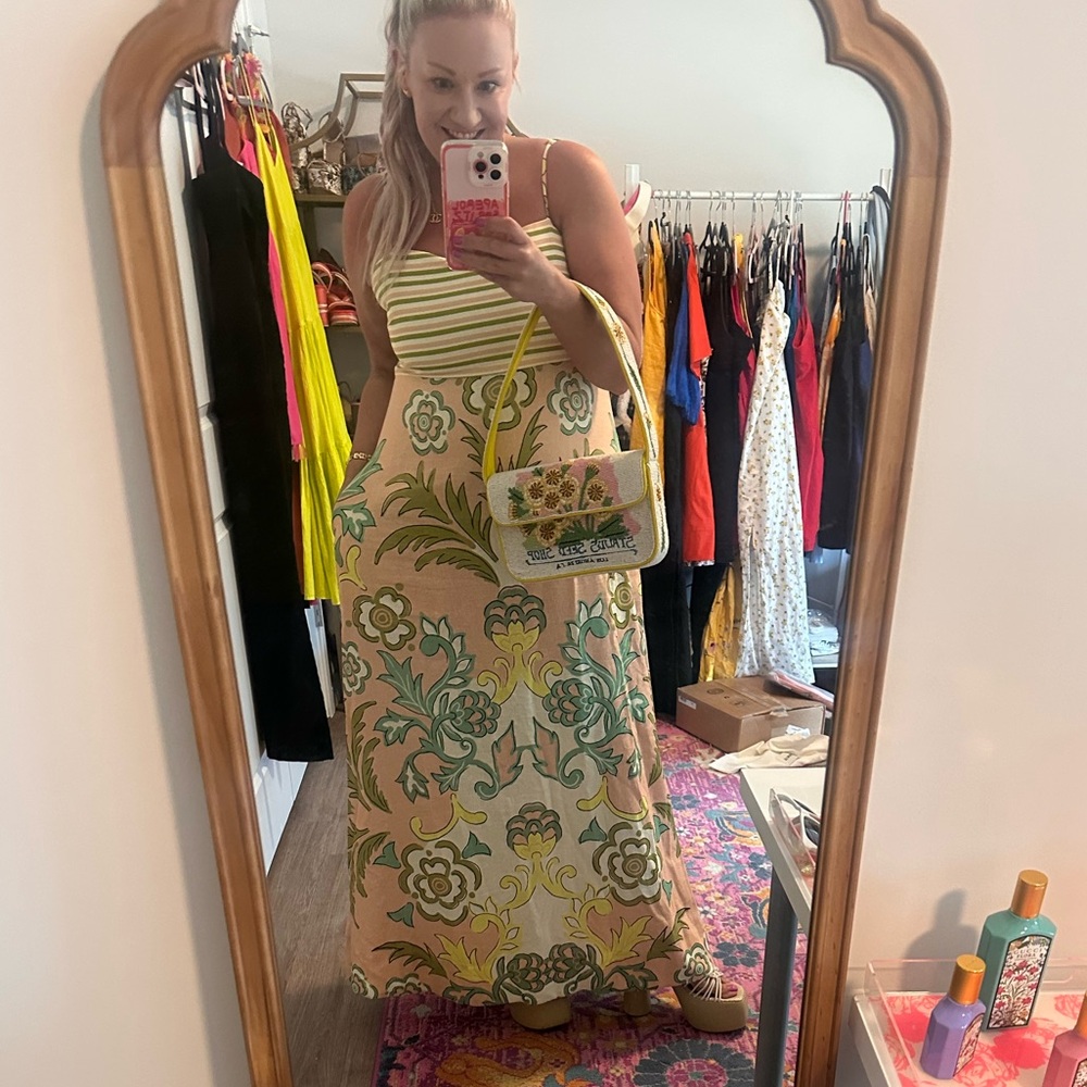 Anthropologie La Maise Studio Lucia Linen Maxi Dress - Picture 7 of 9